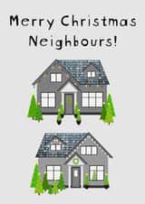 A Neighbourly Christmas House Card created by Creative Gemz