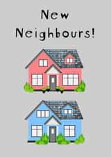 Cute Houses New Home Card - New Neighbours! created by Creative Gemz