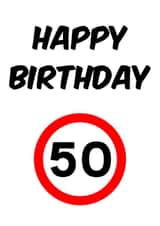 50 Happy Card 45982 created by Sean Robinson