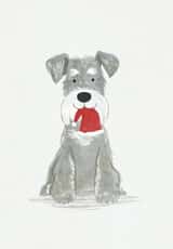 Dog Pet Christmas Card 20476 created by Alex Bloomer Illustration