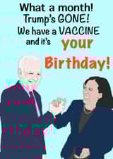funny biden Birthday Card 44856 created by Frankie & Eric