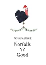 Bestofbritish Norfolk Christmas Card 37806 created by Emma Riches - Emma Riches Art