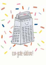 pun grater Congratulations Card 20676 created by oh my golly gosh