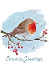 classic illustration Christmas Card 46003 created by Ruka Made Treasures
