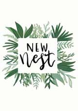 Floral New Home Card created by Laura Jayne Lettering