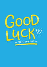 Congratulations congrats Good Luck Card 11086 created by Blue Kiwi Design