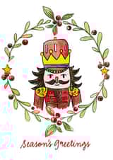 Seasons Greetings Christmas Card 20888 created by Ruka Made Treasures