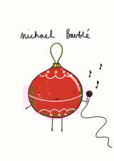 pun michael Christmas Card 16612 created by marnie  makes