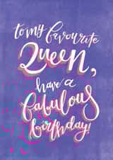 LGBT LGBTQ Birthday Card 20897 created by Feisty Letters