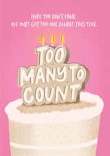 candles funny Birthday Card 20697 created by Nicky Laatz