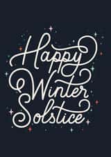 winter solstice yule Christmas Card 20898 created by Lauren Heimsoth