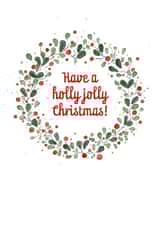 Holly Jolly Christmas Card To Send To Your Loved Ones created by Teresa Kendel