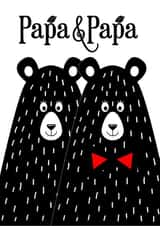 papa bear Anniversary Card 13799 created by CardandFast