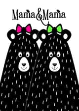 mama bear Anniversary Card 13800 created by CardandFast