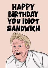 gordon ramsey funny Birthday Card 18934 created by Doublea