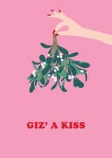 romantic love Christmas Card 18987 created by Fran Butler