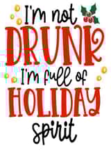 adult alcohol Christmas Card 32022 created by Dirty Designs