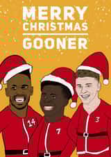 Arsenal Football Christmas Card 18992 created by Elgo Designs