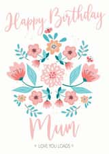 mum classic Birthday Card 20686 created by Trudles Doodles Handmade