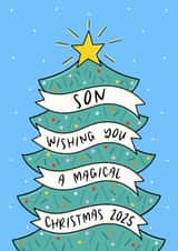 Magical Christmas Wishes Son Christmas 2025 Card created by Muses & May 
