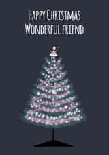 happy tree Christmas Card 15482 created by The Decaffeinated Squirrel