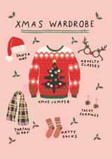 xmas wardobe Christmas Card 18810 created by Aimee Smith
