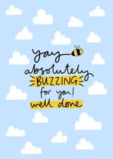 Buzzing For You Well Done Card created by Muses & May 