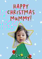 Personalised Christmas Photo Card created by The Cake Thief - Cute Christmas Card - Mummy - Christmas Tree