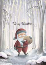 Santa Merry Christmas Card 23083 created by Megan Higgins