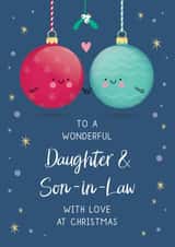 Wonderful Daughter & Son-in-Law Christmas Card created by Design By Day