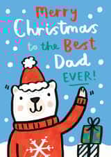 bear best Christmas Card 18306 created by Jenny Seddon