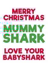 mummy shark baby shark Card 42988 created by PaperPiranha