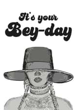 Beyonce card beyonce birthday Card 46205 created by May Design Studio