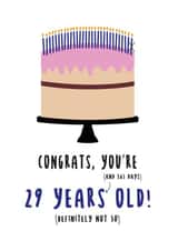 Funny 30 Birthday Card 20924 created by May Design Studio