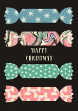 arty happy Christmas Card 16480 created by Kerri Brown