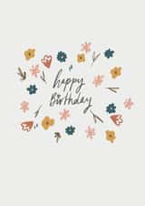 Floral Happy Card 46214 created by Megan Grace