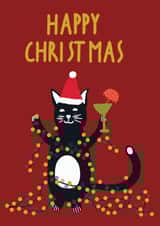 christmas card merry christmas Card 42413 created by Isabel Canvas