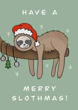 Animals Baubles Christmas Card 46221 created by Acorn Illustrations