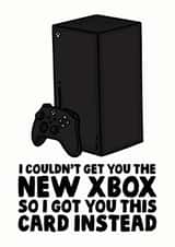 I couldn't get the new Xbox card created by Studio Doodles