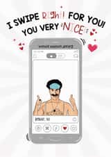 Borat Tinder  created by Lucy Rose Party