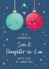 Wonderful Son & Daughter-in-Law Christmas Card created by Design By Day