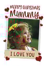 Personalised Christmas Photo Card created by Giddy Kipper - Cute Christmas Card - To Mummy