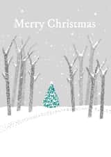 tree woods Christmas Card 42312 created by Tutti Frutti Designs