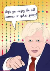 Samosa Gulab Jamun Card 45194 created by Eastential