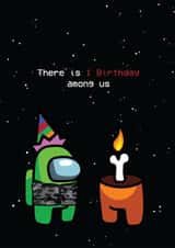among us adult Birthday Card 17147 created by ginny cheung
