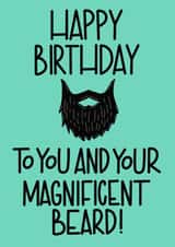 Beards Beard card Birthday Card 13629 created by Laura Did That
