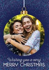 Personalised Christmas Photo Card created by Kyleigh Orlebar - Classic Christmas Card - Bauble