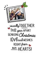 Personalised Christmas Photo Card created by Jodie Gaul & Co - Heartfelt Christmas Card - Poem