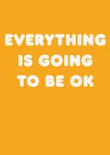 Card for positive vibes only!  created by DuggeeDad