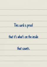 typography This Just because Card 6846 created by The Happy Bee